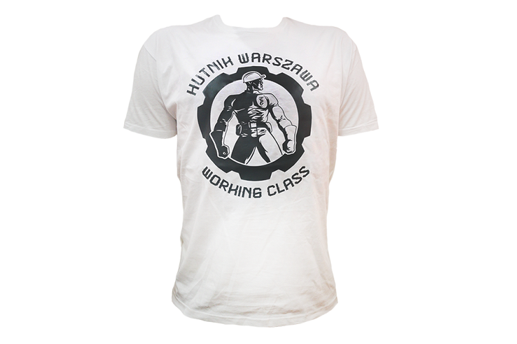 T-shirt Working Class biały